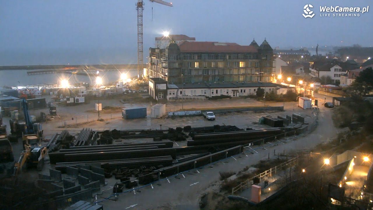 DARŁOWO - widok na plażę - 13 grudzień 2025, 16:00