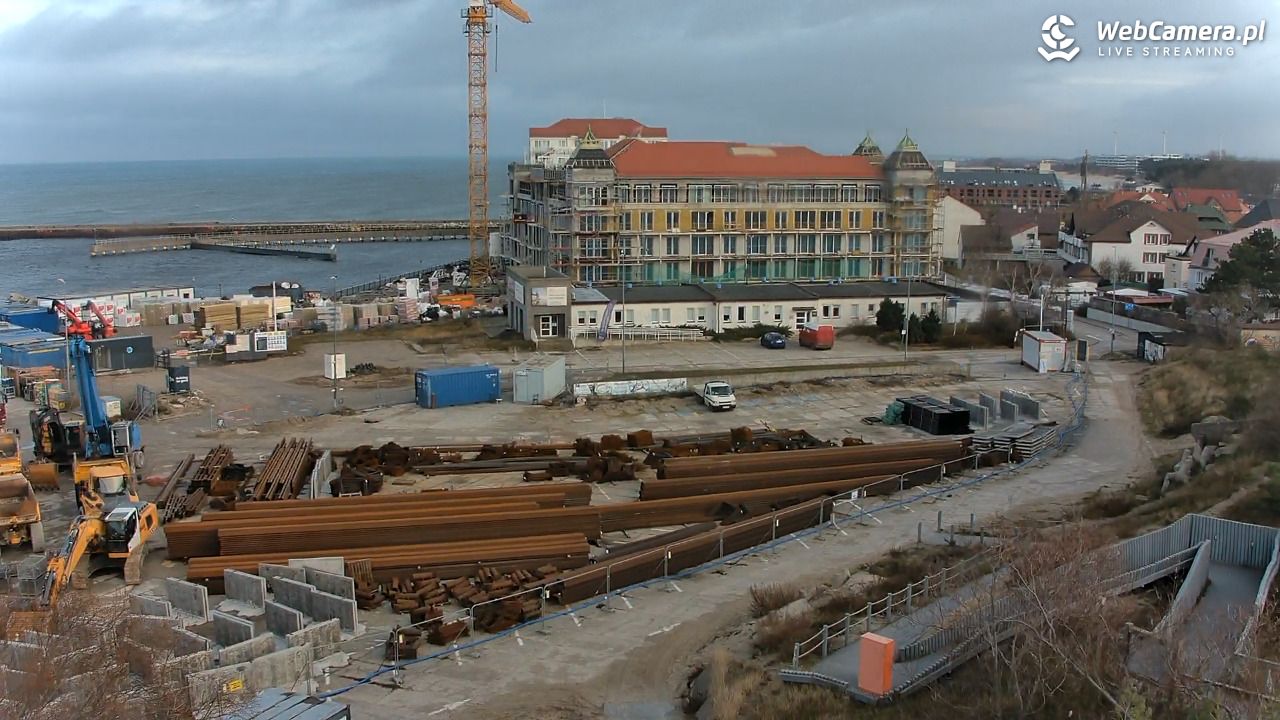 DARŁOWO - widok na plażę - 14 grudzień 2025, 10:18