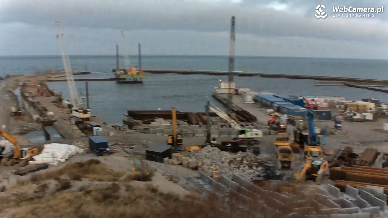 DARŁOWO - widok na plażę - 14 grudzień 2025, 10:04