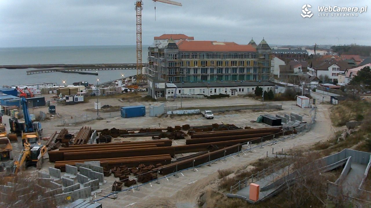 DARŁOWO - widok na plażę - 14 grudzień 2025, 08:23