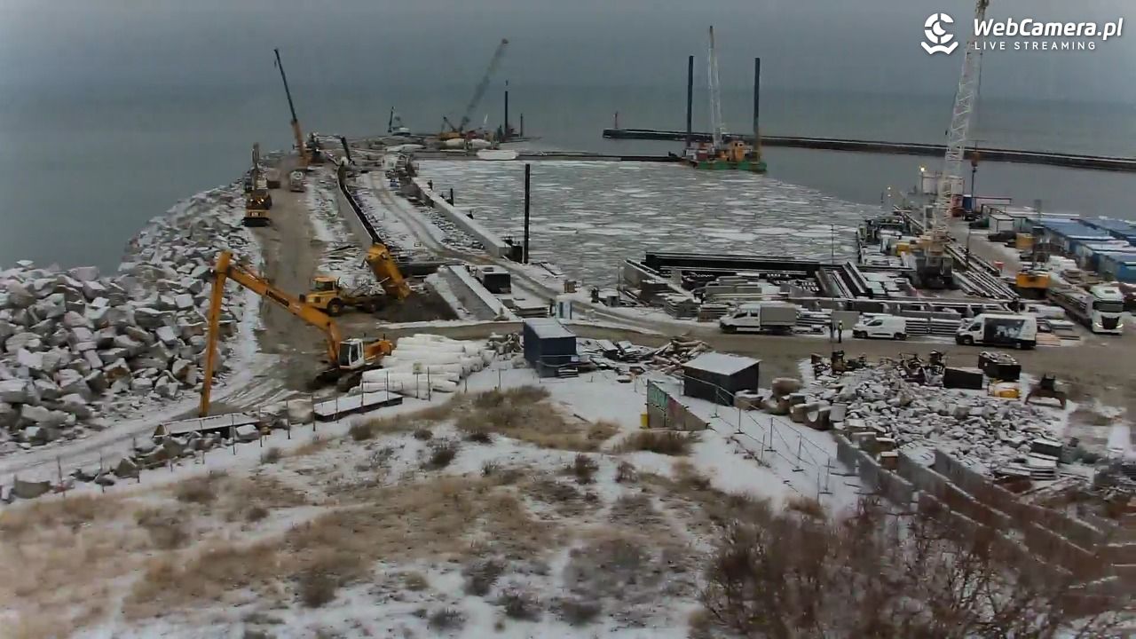 DARŁOWO - widok na plażę - 28 styczeń 2026, 14:18