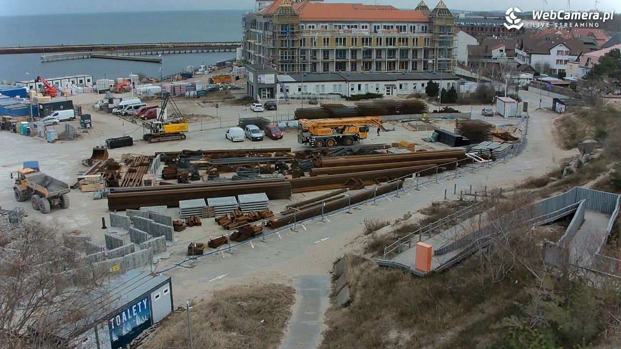 DARŁOWO - widok na plażę - 14 marzec 2026, 09:23