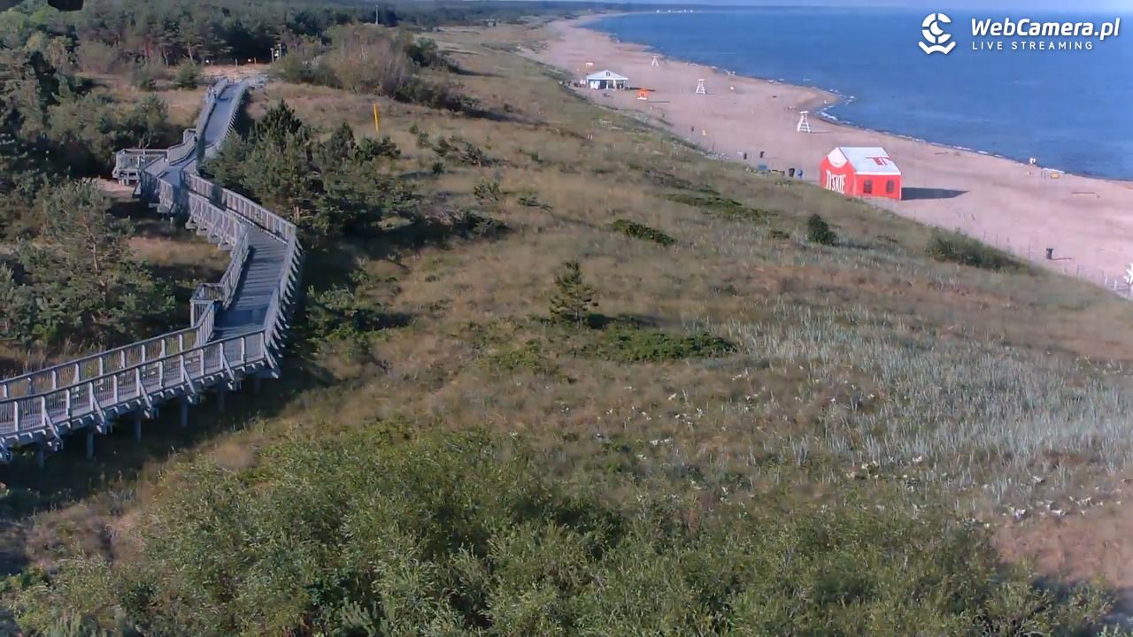 DARŁOWO - widok na plażę - 29 czerwiec 2026, 07:02