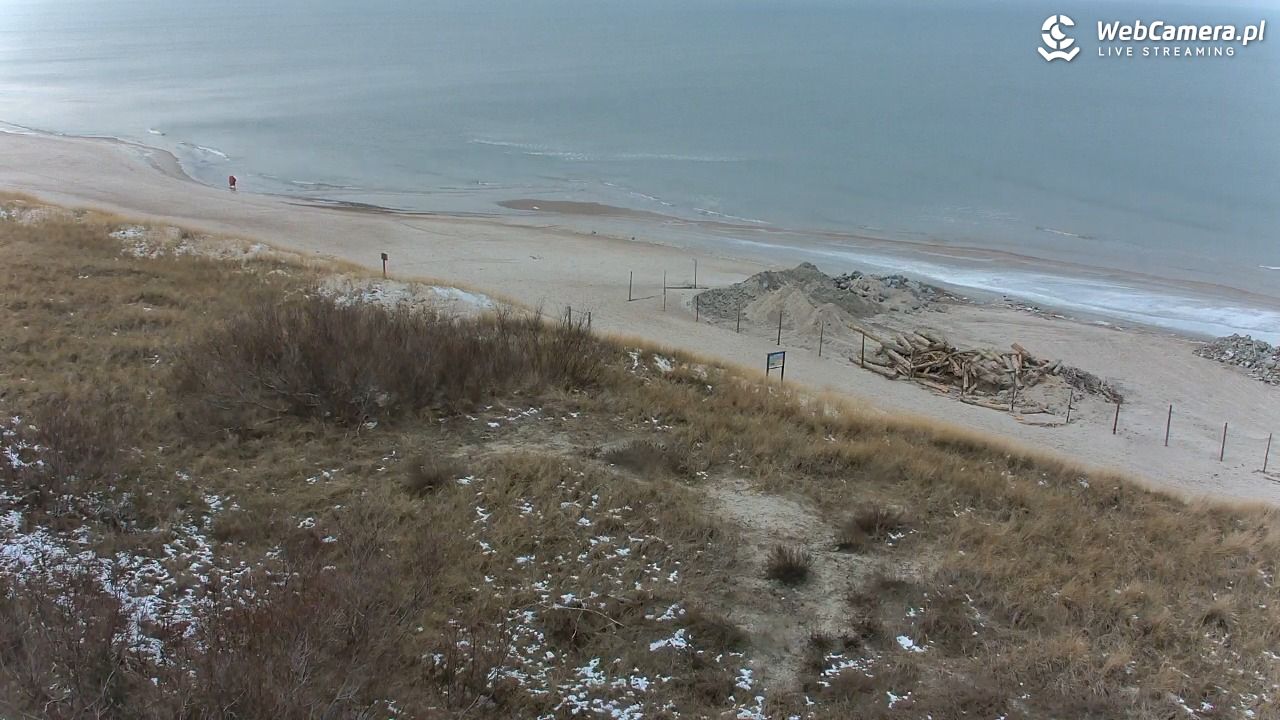 DARŁOWO - widok na plażę - 25 styczeń 2026, 11:59