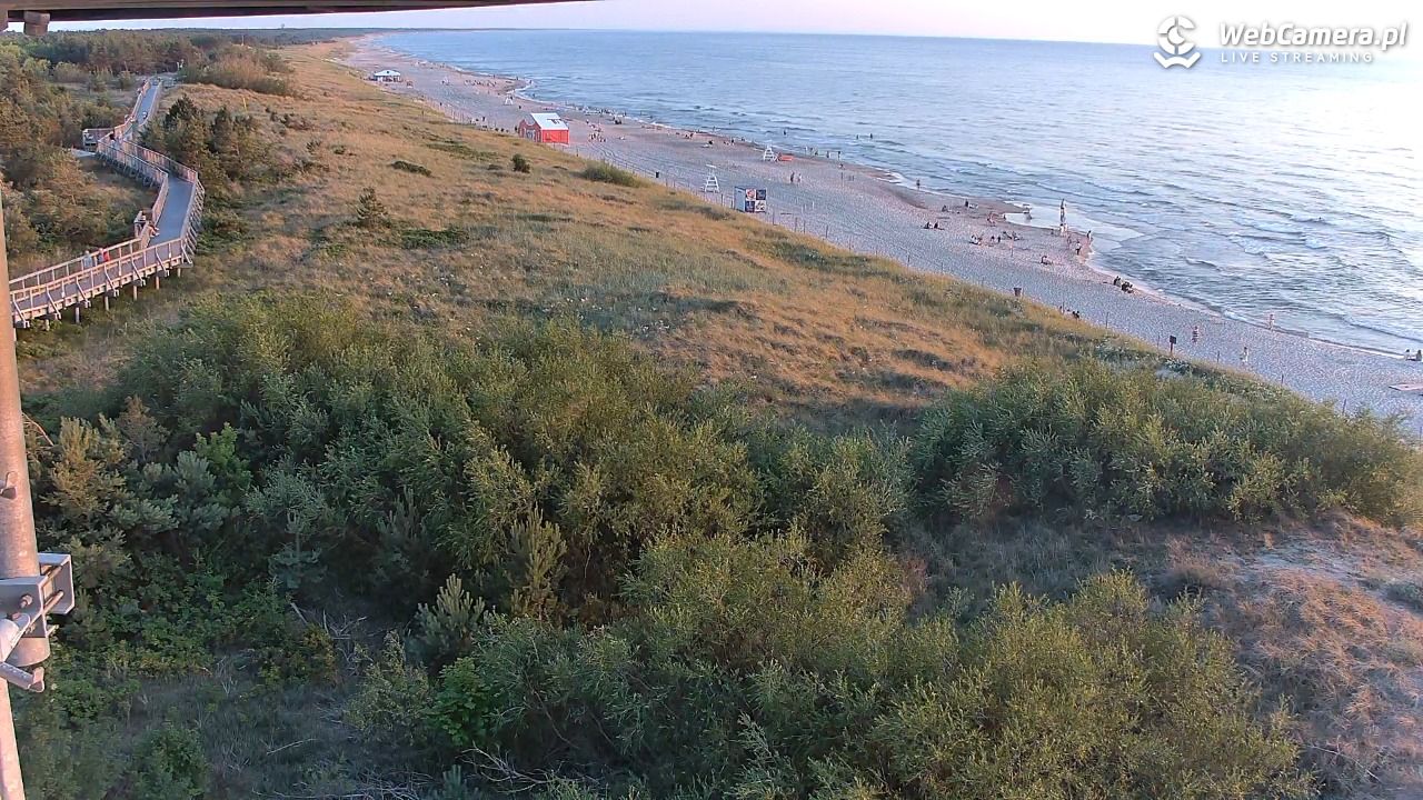 DARŁOWO - widok na plażę - 28 czerwiec 2026, 20:52