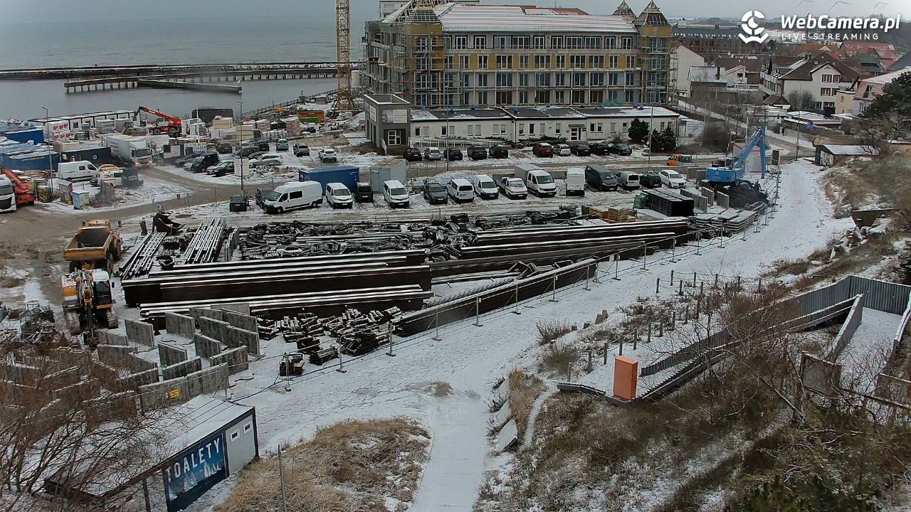 DARŁOWO - widok na plażę - 28 styczeń 2026, 13:53