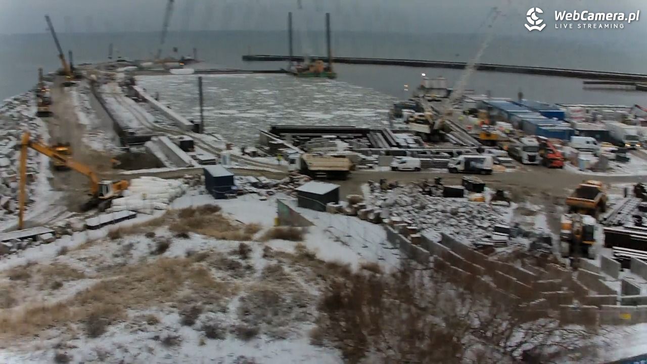 DARŁOWO - widok na plażę - 28 styczeń 2026, 13:53