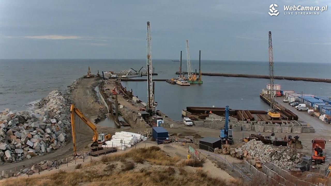 DARŁOWO - widok na plażę - 10 grudzień 2025, 14:05