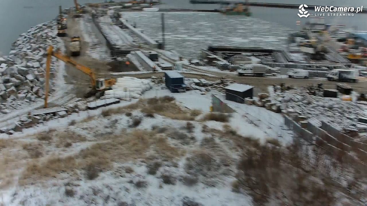 DARŁOWO - widok na plażę - 28 styczeń 2026, 13:54