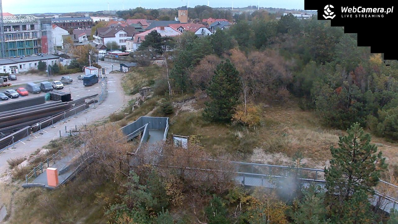 DARŁOWO - widok na plażę - 24 październik 2025, 08:05
