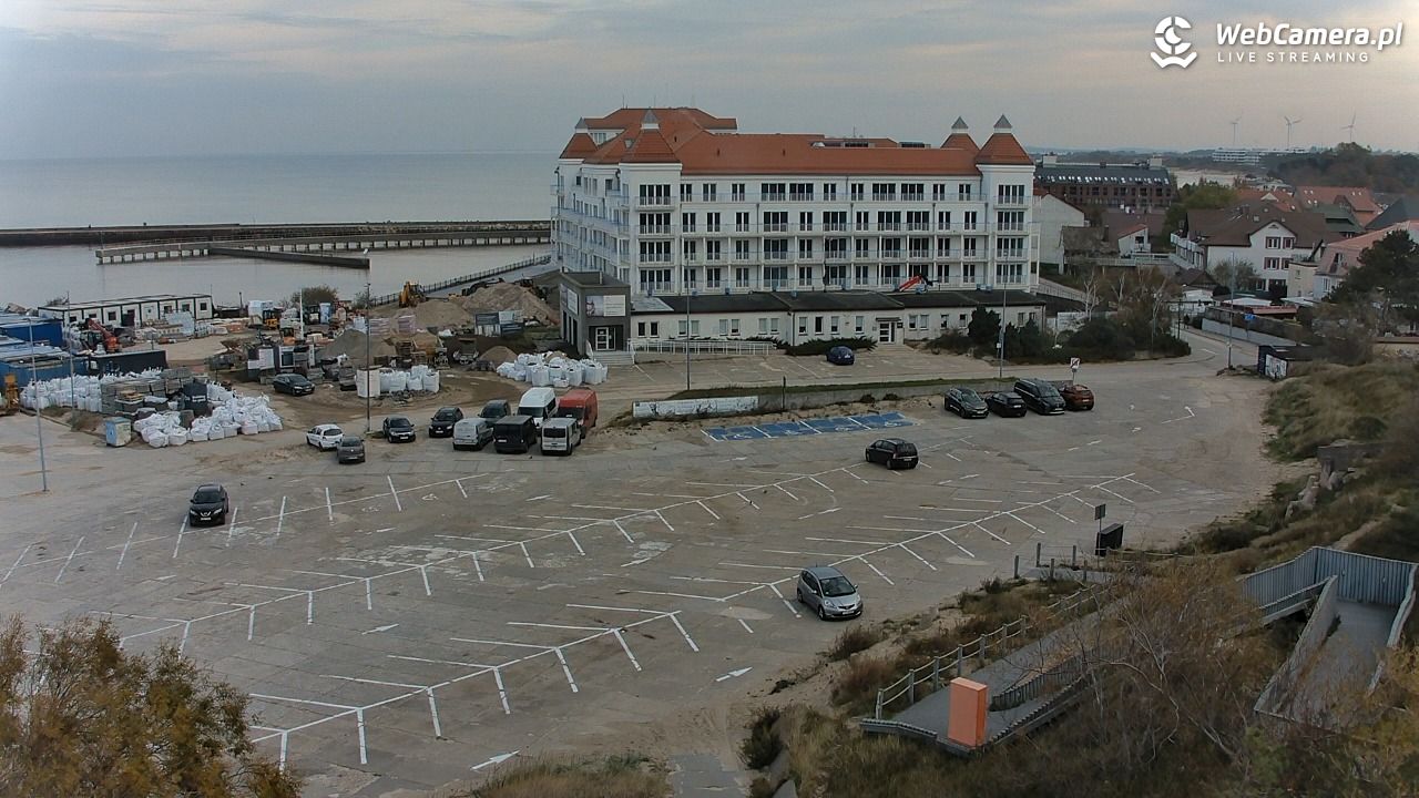 DARŁOWO - widok na plażę - 17 październik 2026, 07:33