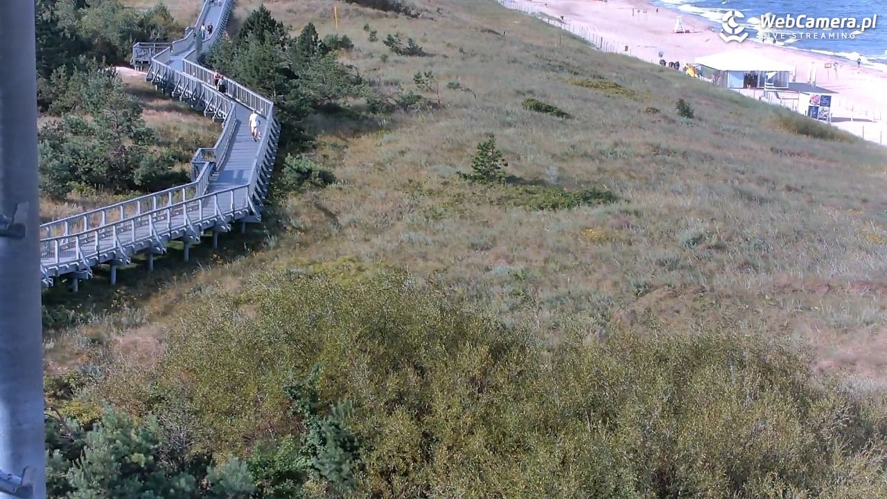 DARŁOWO - widok na plażę - 11 sierpień 2025, 08:42