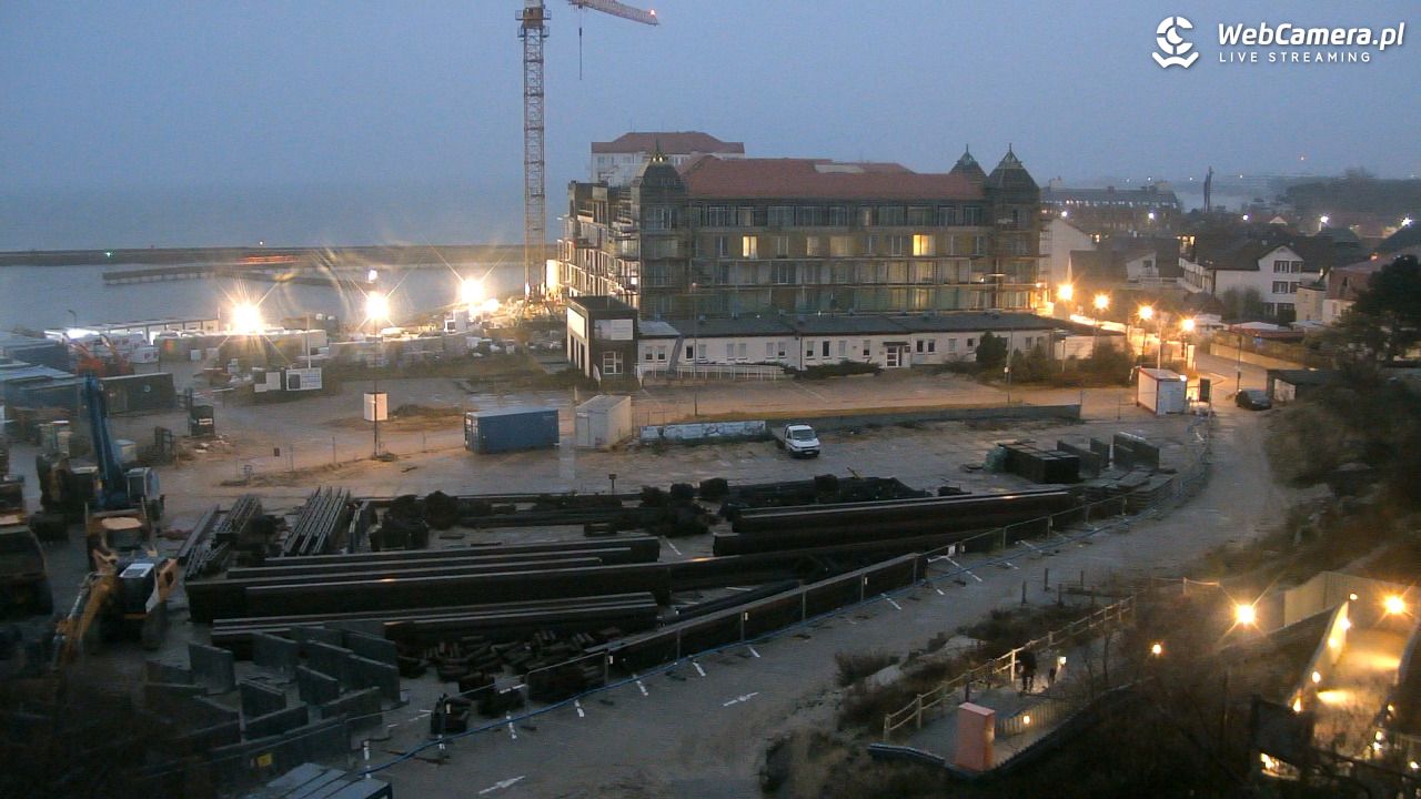 DARŁOWO - widok na plażę - 13 grudzień 2025, 16:01