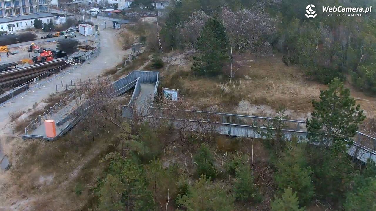 DARŁOWO - widok na plażę - 16 marzec 2026, 08:15