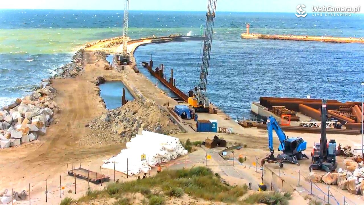 DARŁOWO - widok na plażę - 10 sierpień 2025, 14:45