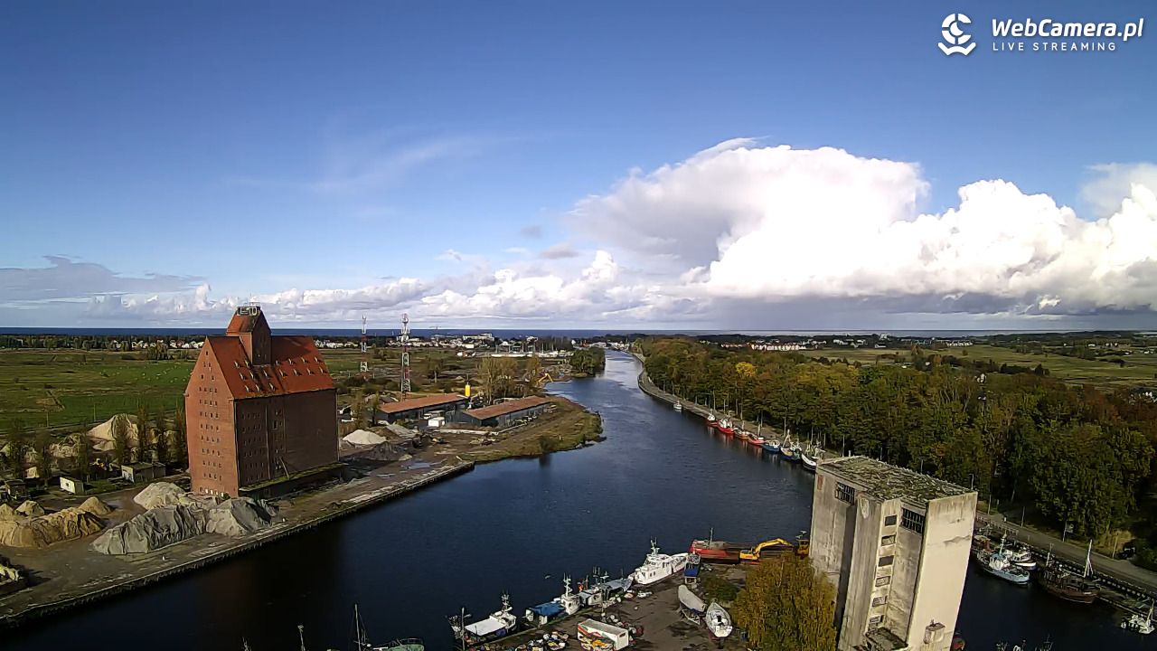 Darłowo - widok na port NOWOŚĆ - 17 październik 2025, 11:32