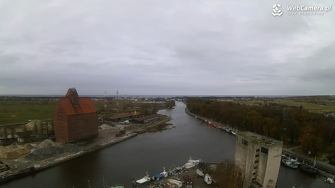 Darłowo - widok na port NOWOŚĆ - 04 listopad 2025, 11:35