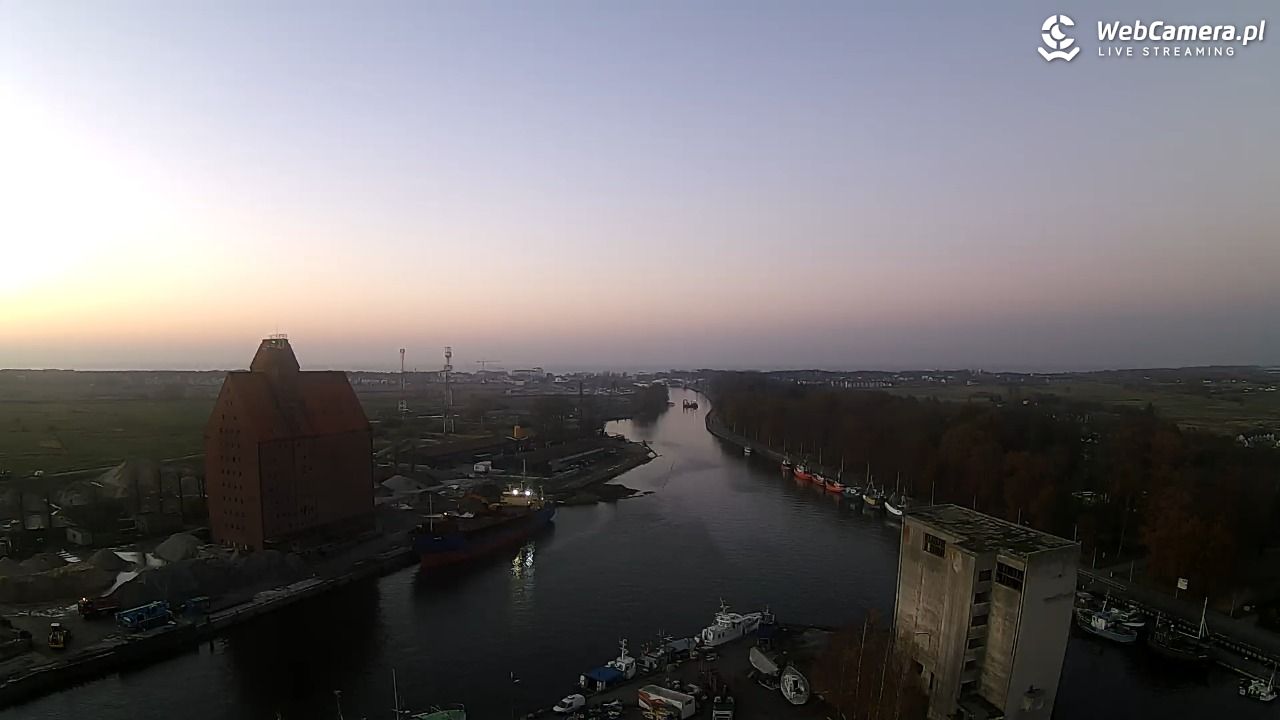 Darłowo - widok na port NOWOŚĆ - 07 listopad 2025, 16:20