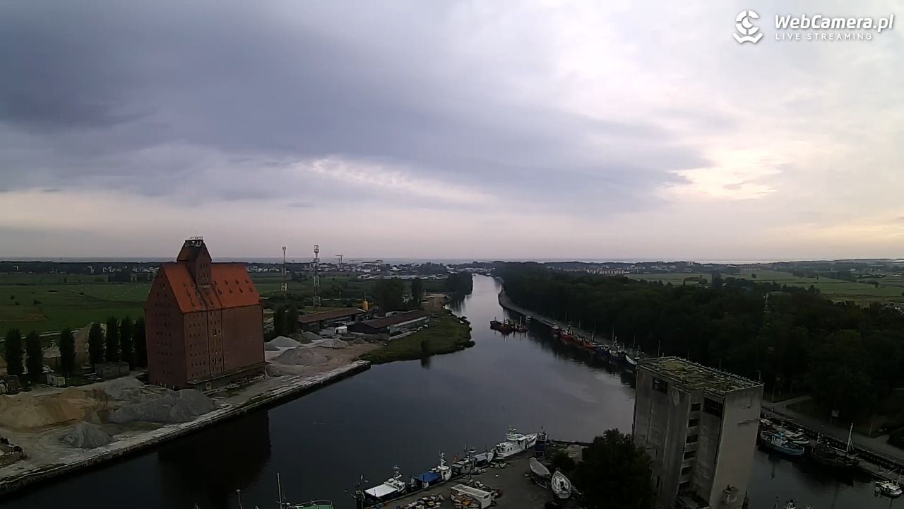 Darłowo - widok na port NOWOŚĆ - 02 wresień 2025, 06:53