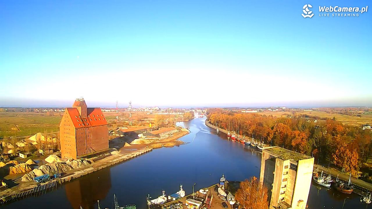 Darłowo - widok na port NOWOŚĆ - 08 listopad 2025, 09:45