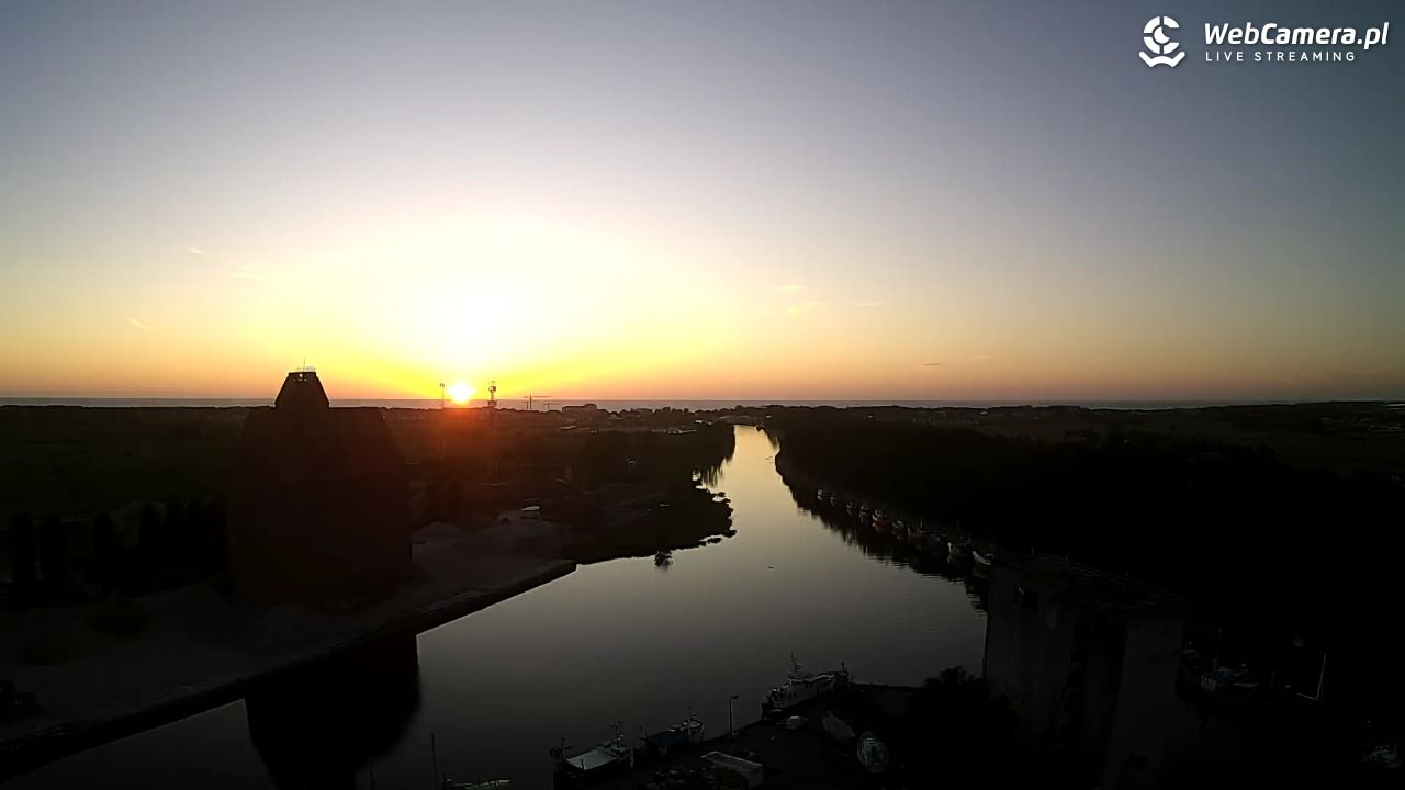 Darłowo - widok na port NOWOŚĆ - 30 czerwiec 2025, 21:30