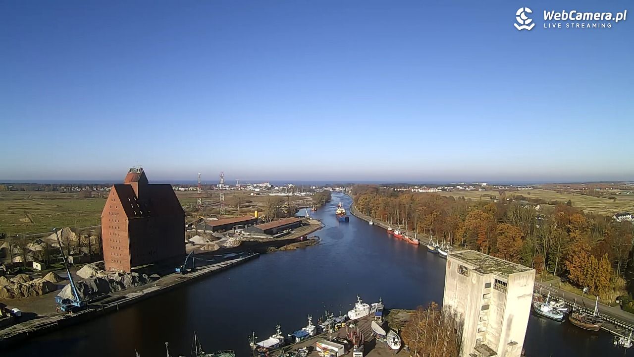 Darłowo - widok na port NOWOŚĆ - 07 listopad 2025, 11:35