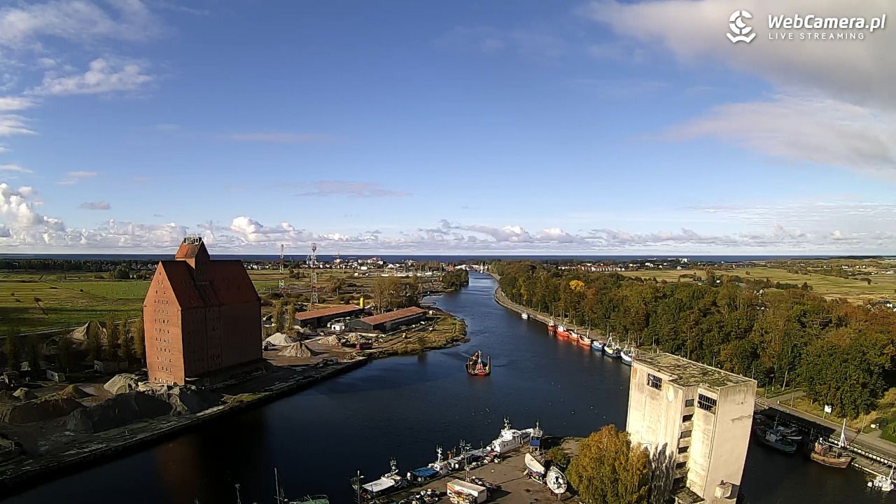 Darłowo - widok na port NOWOŚĆ - 15 październik 2025, 14:30