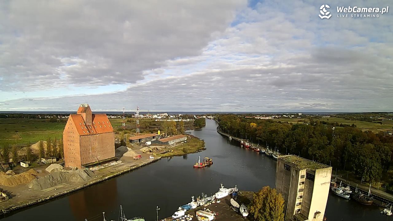 Darłowo - widok na port NOWOŚĆ - 15 październik 2025, 10:17