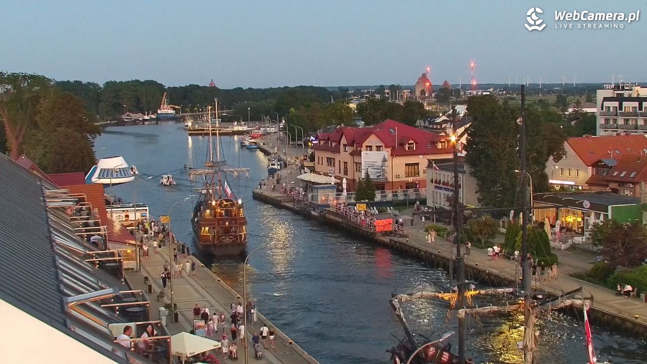 DARŁOWO - widok z latarni morskiej - 09 sierpień 2026, 21:02
