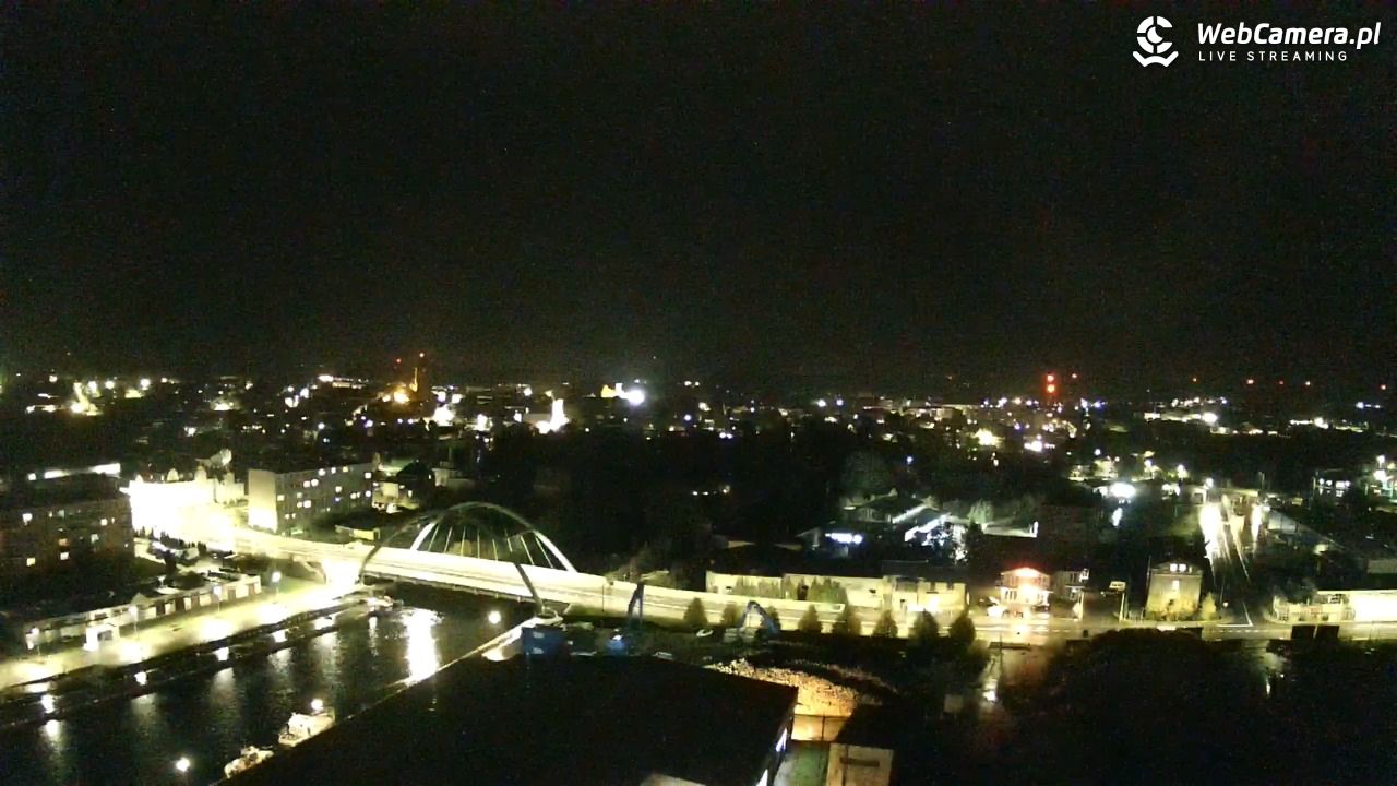 Darłowo - widok na miasto panorama - 17 październik 2025, 21:26