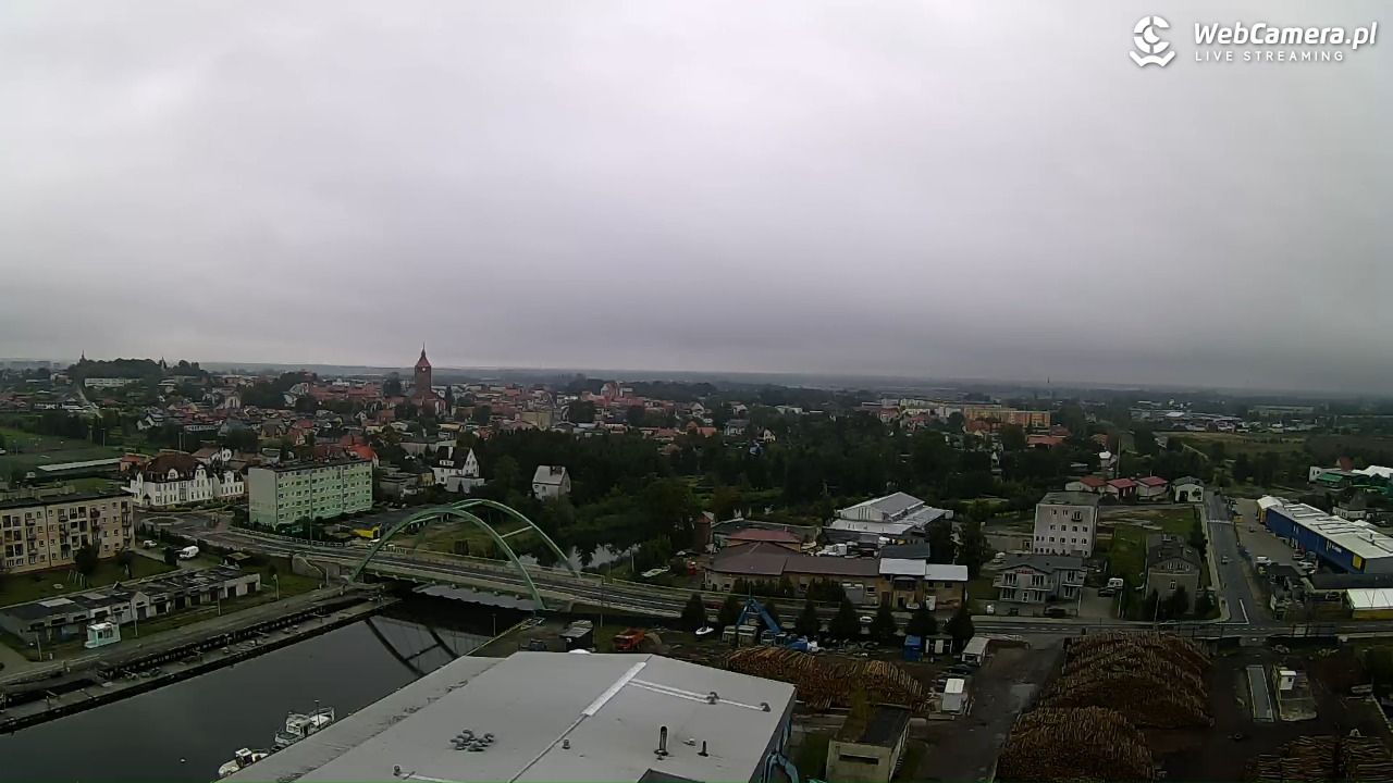 Darłowo - widok na miasto panorama - 30 sierpień 2025, 09:13