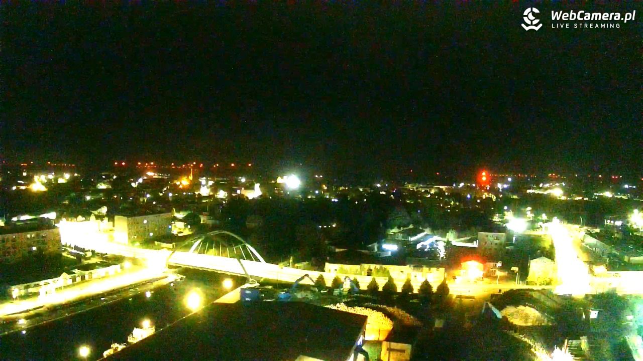 Darłowo - widok na miasto panorama - 13 październik 2025, 23:41