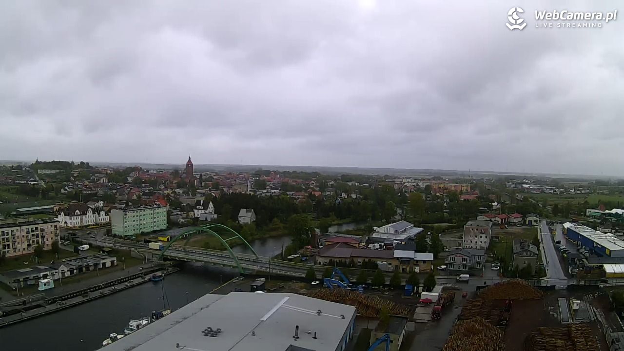 Darłowo - widok na miasto panorama - 15 maj 2025, 10:07