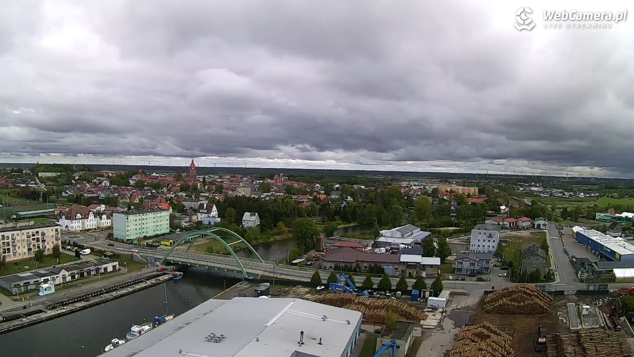 Darłowo - widok na miasto panorama - 18 maj 2025, 15:28