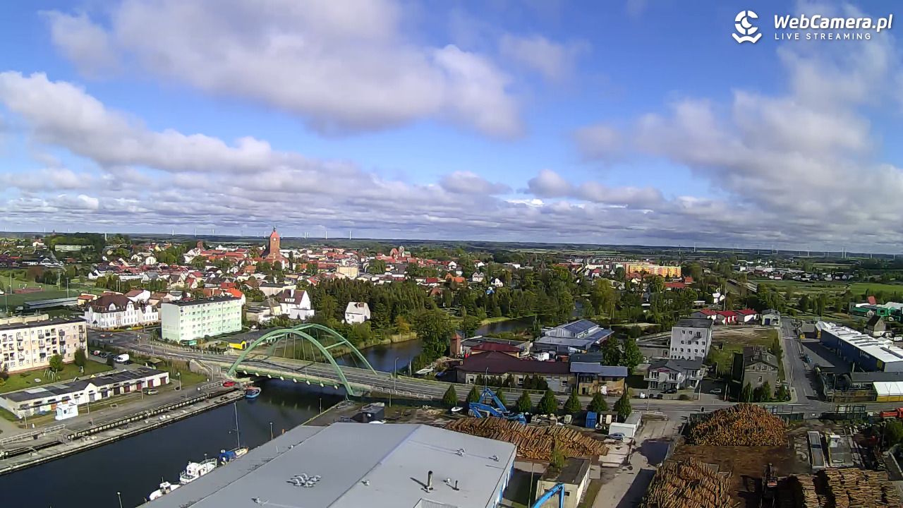 Darłowo - widok na miasto panorama - 18 maj 2025, 17:04
