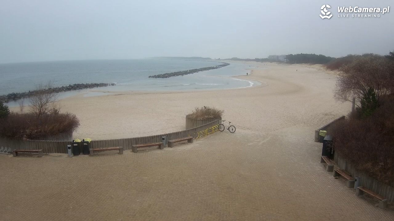 DARŁOWO - widok na plażę wschodnią - 17 marzec 2026, 13:09