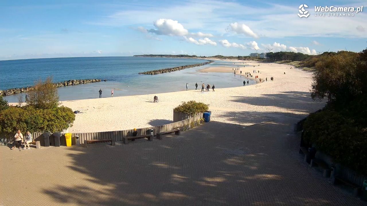 DARŁOWO - widok na plażę wschodnią - 28 wresień 2025, 11:09