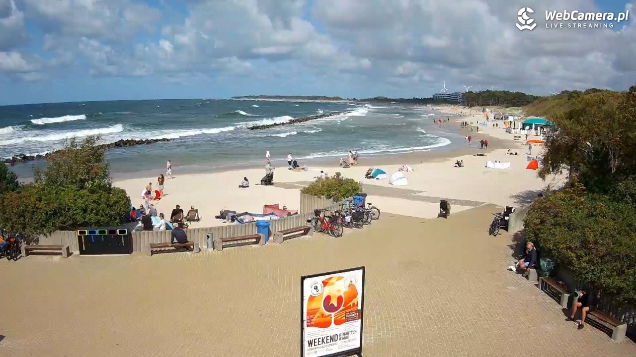 DARŁOWO - widok na plażę wschodnią - 11 sierpień 2026, 15:00
