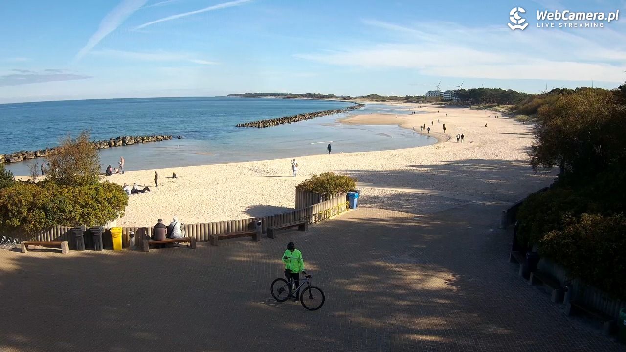 DARŁOWO - widok na plażę wschodnią - 28 wresień 2025, 10:35