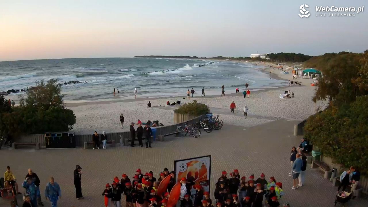 DARŁOWO - widok na plażę wschodnią - 11 sierpień 2026, 20:44