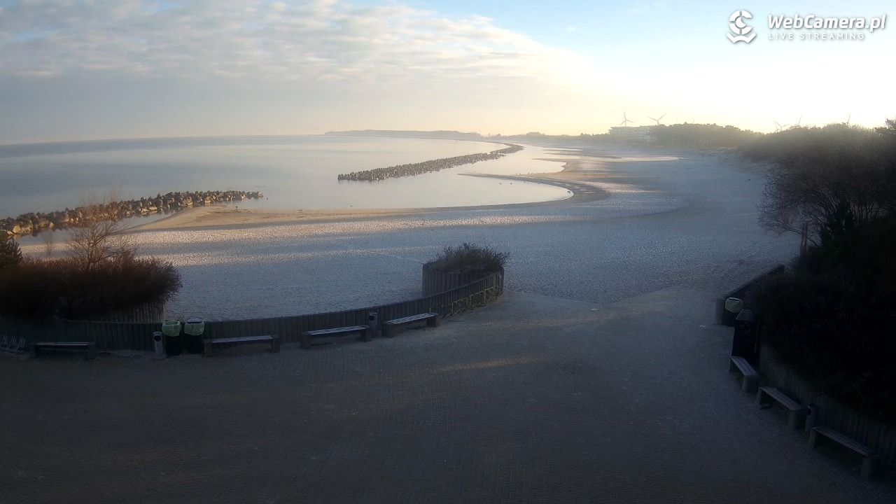 DARŁOWO - widok na plażę wschodnią - 19 marzec 2026, 07:10