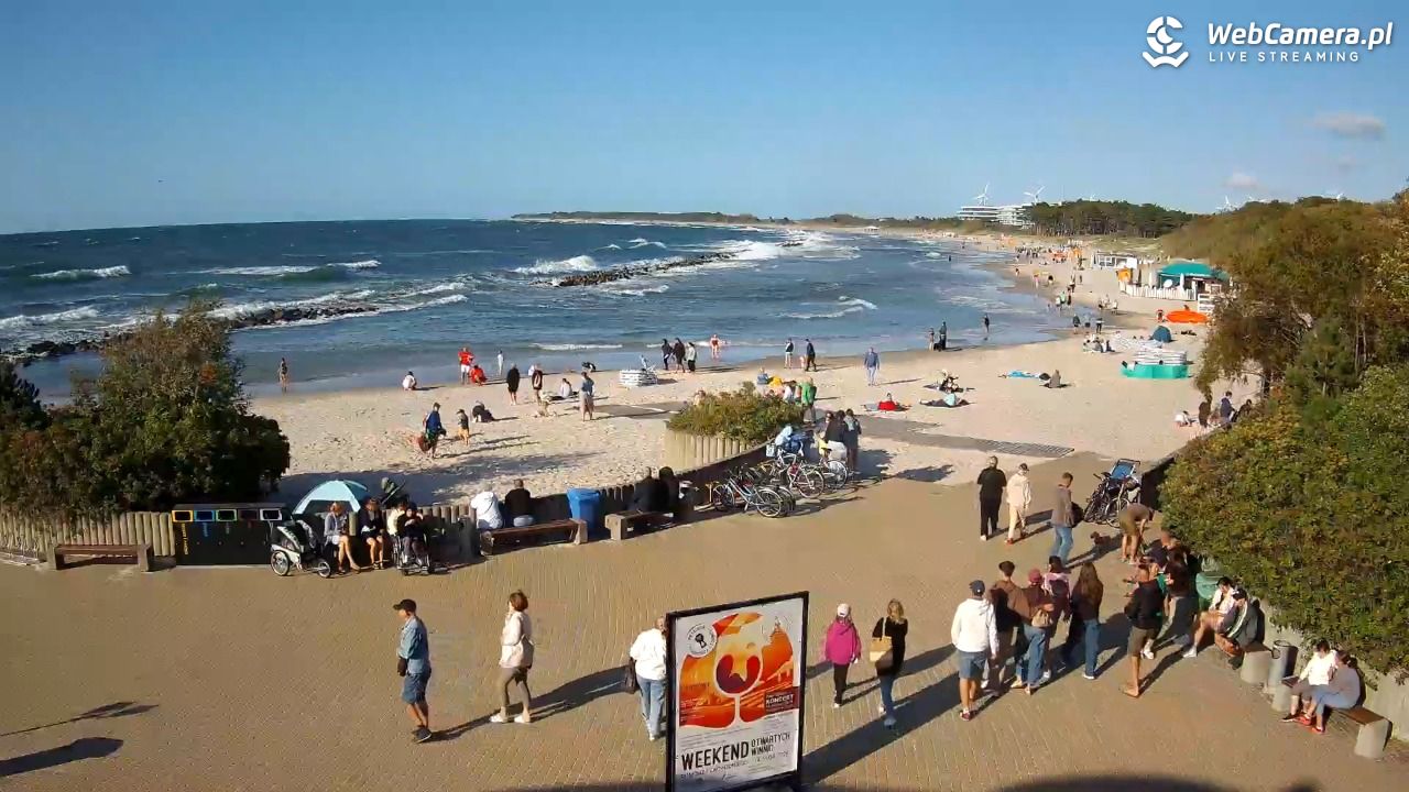 DARŁOWO - widok na plażę wschodnią - 11 sierpień 2026, 17:49