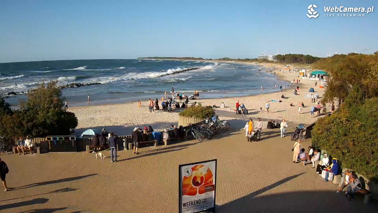 DARŁOWO - widok na plażę wschodnią - 11 sierpień 2026, 18:25