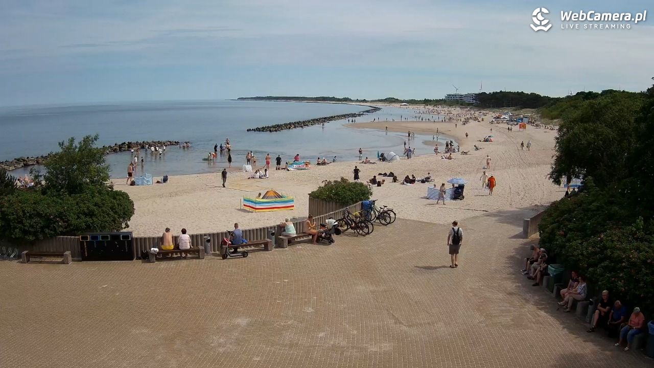 DARŁOWO - widok na plażę wschodnią - 19 czerwiec 2026, 10:43