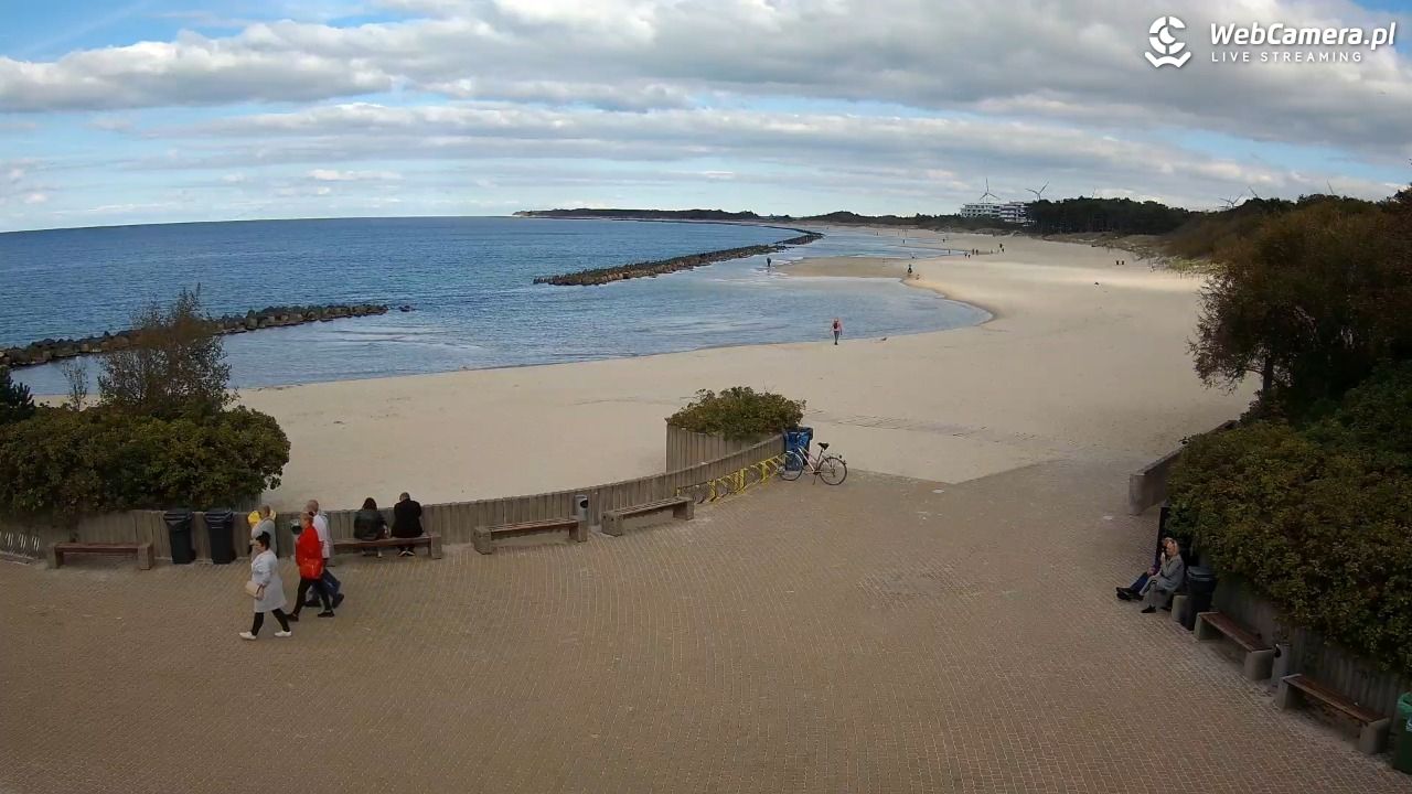 DARŁOWO - widok na plażę wschodnią - 28 wresień 2025, 14:06