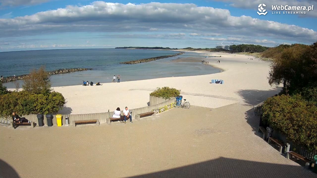 DARŁOWO - widok na plażę wschodnią - 28 wresień 2025, 14:45
