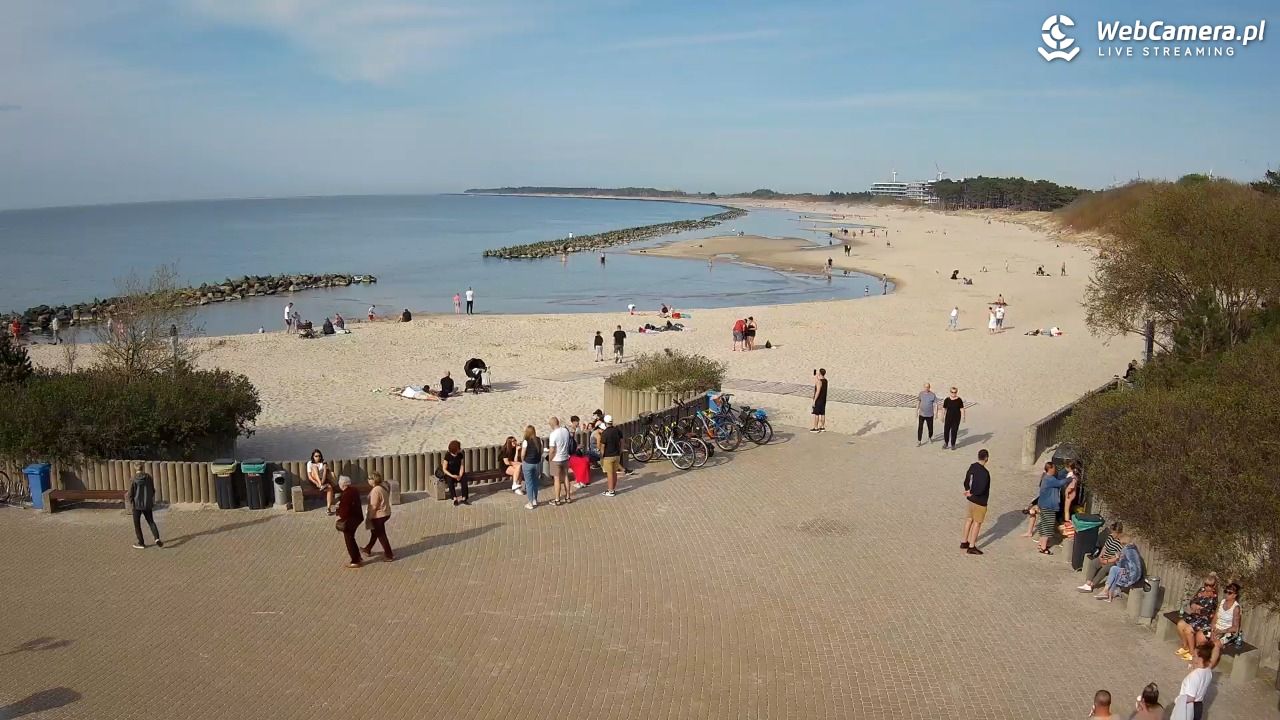 DARŁOWO - widok na plażę wschodnią - 03 maj 2026, 17:12