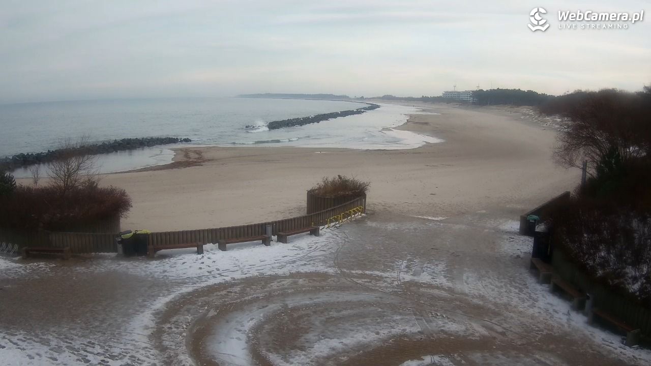 DARŁOWO - widok na plażę wschodnią - 15 styczeń 2026, 09:26