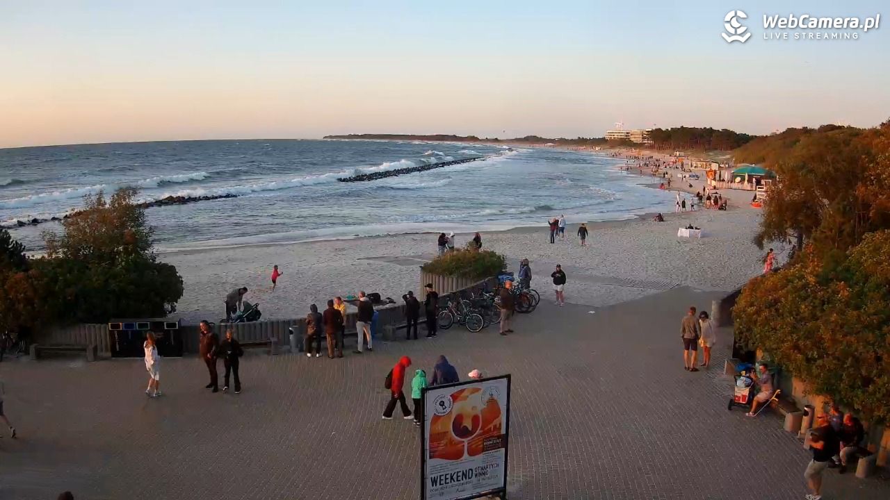 DARŁOWO - widok na plażę wschodnią - 11 sierpień 2026, 20:22