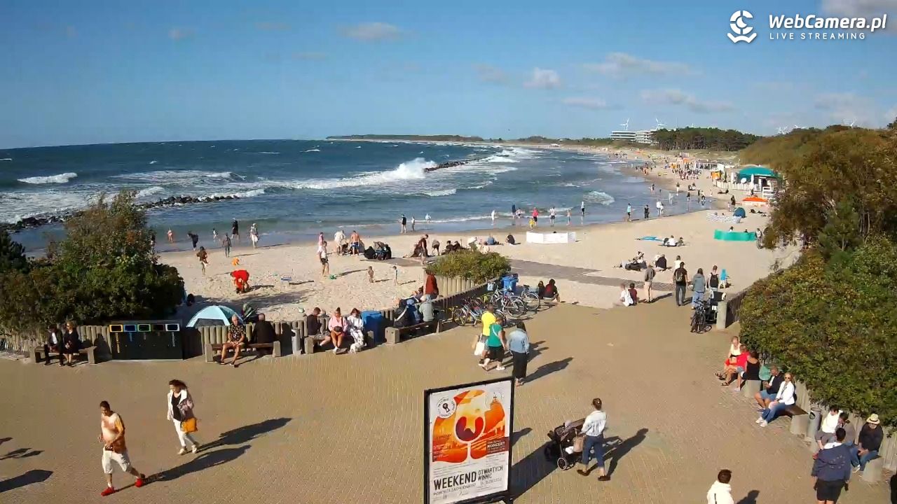 DARŁOWO - widok na plażę wschodnią - 11 sierpień 2026, 17:11